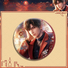 LaDS Double Flash Badge 143-196 - Diameter 75mm 58mm Tinplate Anime Merchandise - merrys