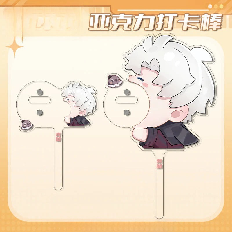 LaDS Original Badge Acrylic Check-in Stick - Badge Holder Display Set Ita Bag Decoration Anime Merchandise - merrys