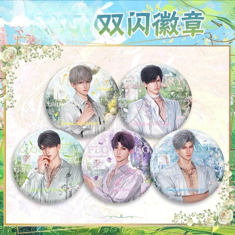 LaDS Double Flash Badge 192-196 - PET Material, 75mm 58mm Tinplate Anime Merchandise - merrys