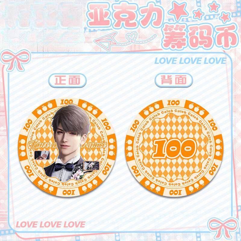 LaDS Acrylic Chip Coin 231-250 - Sandwich Double-Sided High-Definition Pattern Anime Game Merchandise - merrys