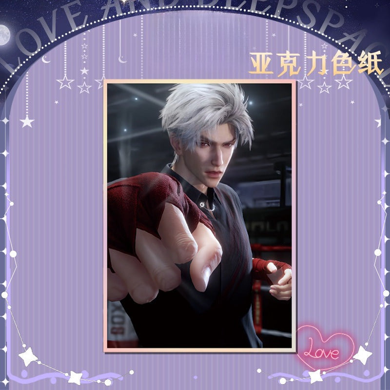 LaDS Acrylic Art Card 116-178 Large Size Holographic Edge 20.5*14.5cm Anime Merchandise - merrys