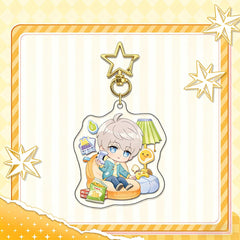LaDS Series 34-37 Sandwich Star Keychain - Double-Sided High-Definition Anime Acrylic Charm - merrys