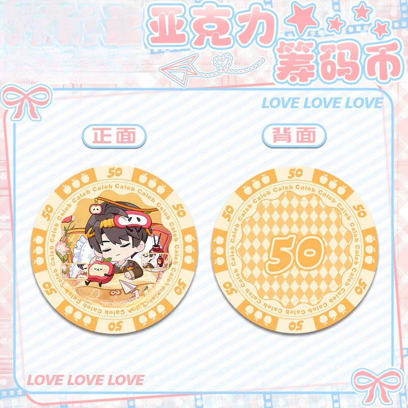 LaDS Acrylic Chip Coin 231-250 - Sandwich Double-Sided High-Definition Pattern Anime Game Merchandise - merrys
