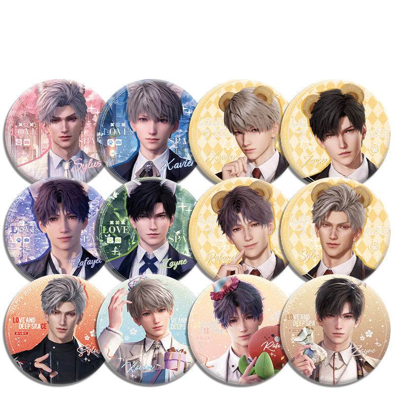 LaDS Double Flash Badge 143-196 - Diameter 75mm 58mm Tinplate Anime Merchandise - merrys