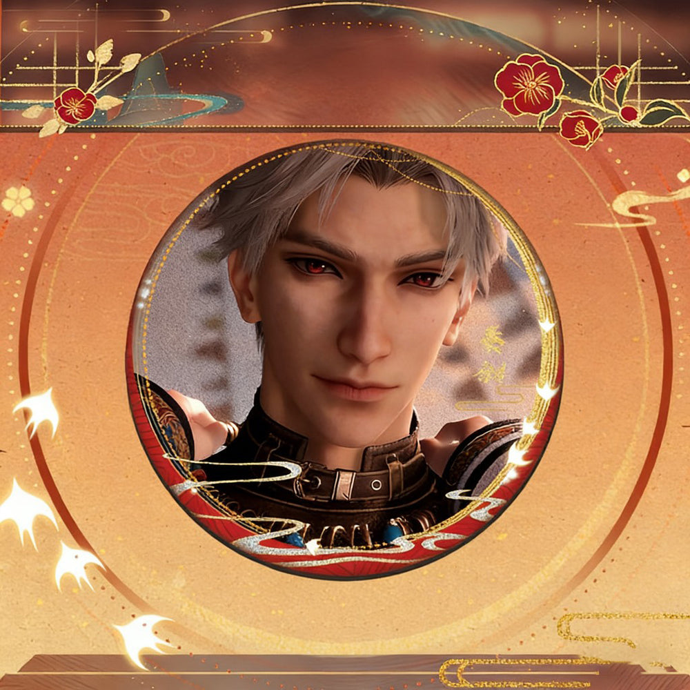 LaDS Double Flash Badge - 75mm 58mm Tinplate Anime Game Merchandise - merrys