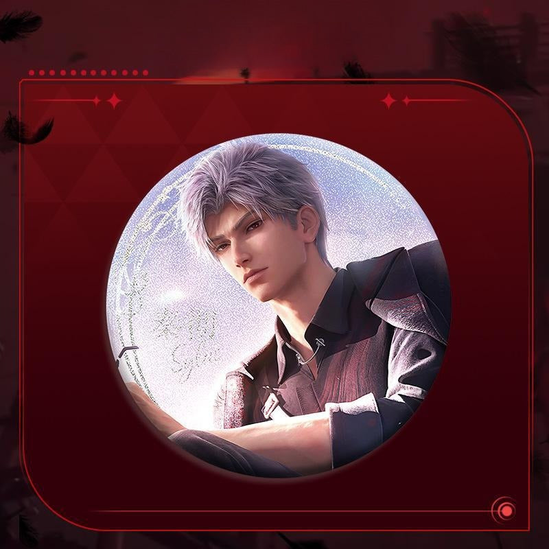 LaDS Sylus Double Flash Badge - All Characters 75mm 58mm Tinplate Anime Merchandise - merrys