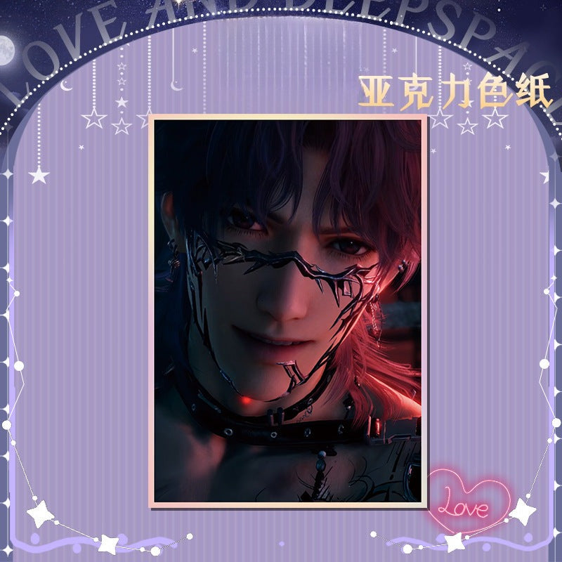 LaDS Acrylic Art Card 116-178 Large Size Holographic Edge 20.5*14.5cm Anime Merchandise - merrys