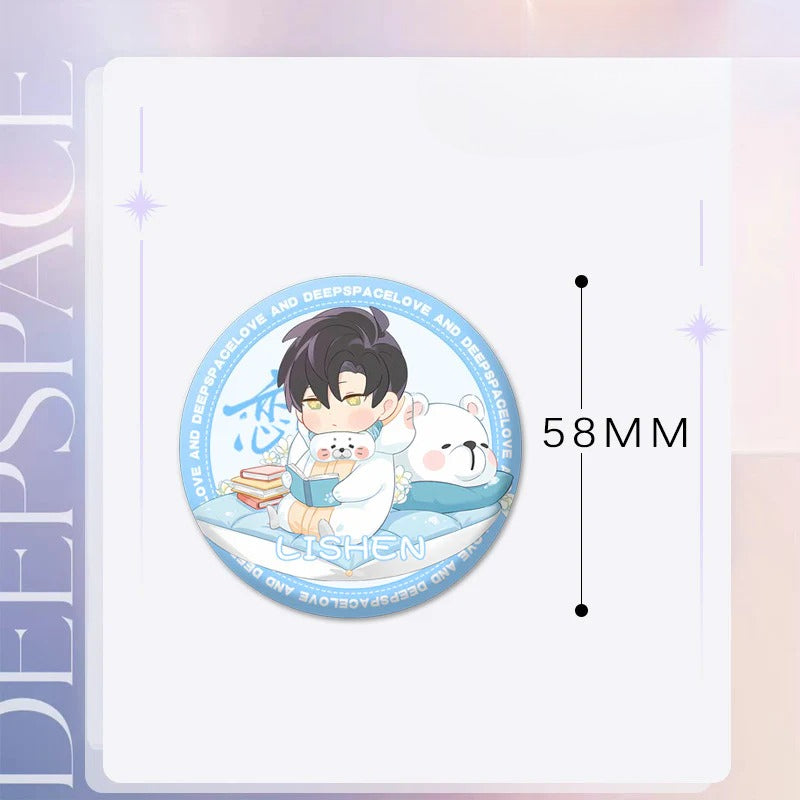 LaDS Series 101 Badge - Chibi Cartoon Character Zayne, Rafayel All Characters Badge Merchandise - merrys