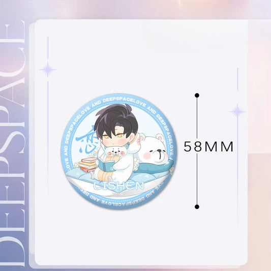 LaDS Series 101 Badge - Chibi Cartoon Character Zayne, Rafayel All Characters Badge Merchandise - merrys