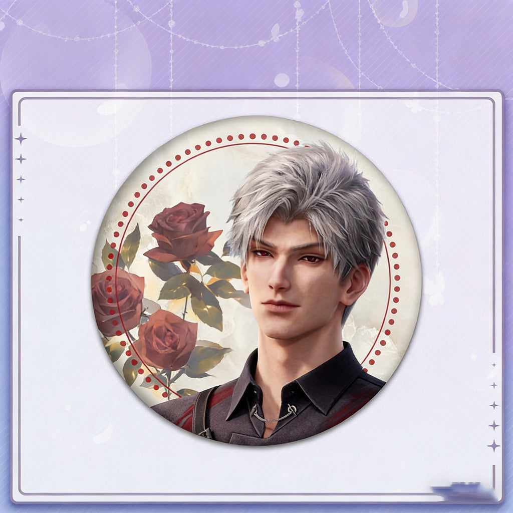 LaDS Double Flash Badge - 75mm 58mm Tinplate Anime Game Merchandise - merrys