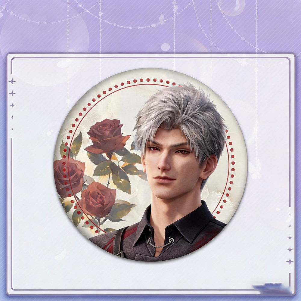 LaDS Double Flash Badge - 75mm 58mm Tinplate Anime Game Merchandise - merrys