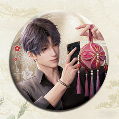 LaDS Double Flash Badge - 75mm 58mm Tinplate Anime Game Merchandise - merrys