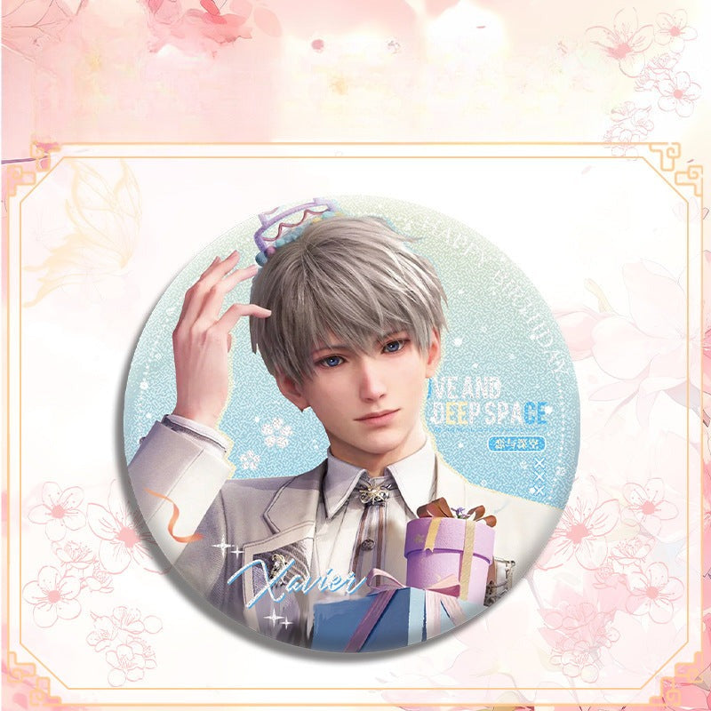 LaDS Double Flash Badge 143-196 - Diameter 75mm 58mm Tinplate Anime Merchandise - merrys