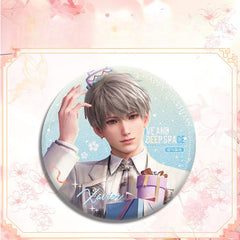 LaDS Double Flash Badge 143-196 - Diameter 75mm 58mm Tinplate Anime Merchandise - merrys