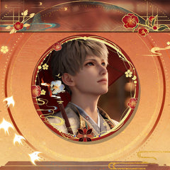 LaDS Double Flash Badge - 75mm 58mm Tinplate Anime Game Merchandise - merrys