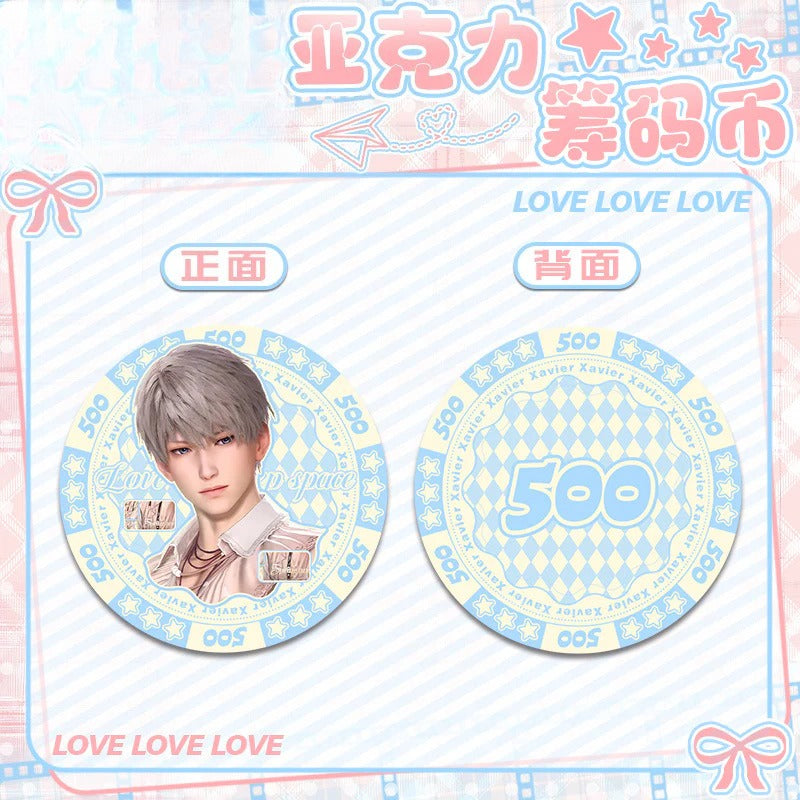LaDS Acrylic Chip Coin 201-250 - Sandwich Double-Sided High-Definition Pattern Anime Game Merchandise - merrys