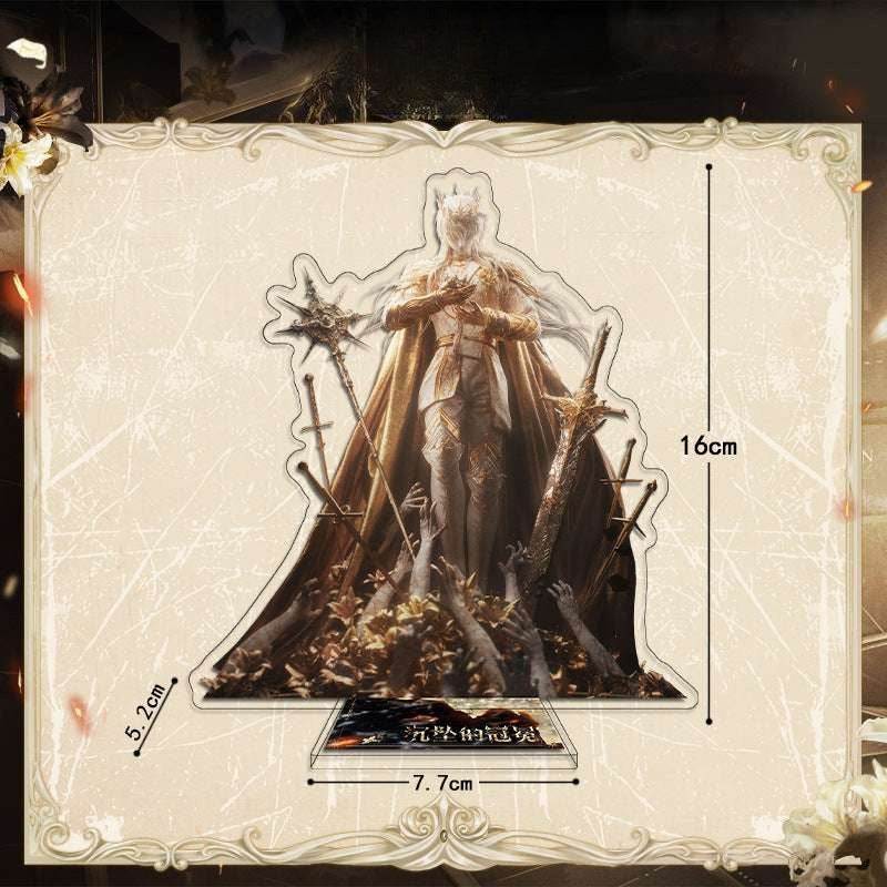 LaDS Xavier Falling Crown Series - Acrylic Sandwich Standee, Art Paper & Quicksand Keychain - merrys