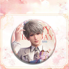 LaDS Double Flash Badge 143-196 - Diameter 75mm 58mm Tinplate Anime Merchandise - merrys