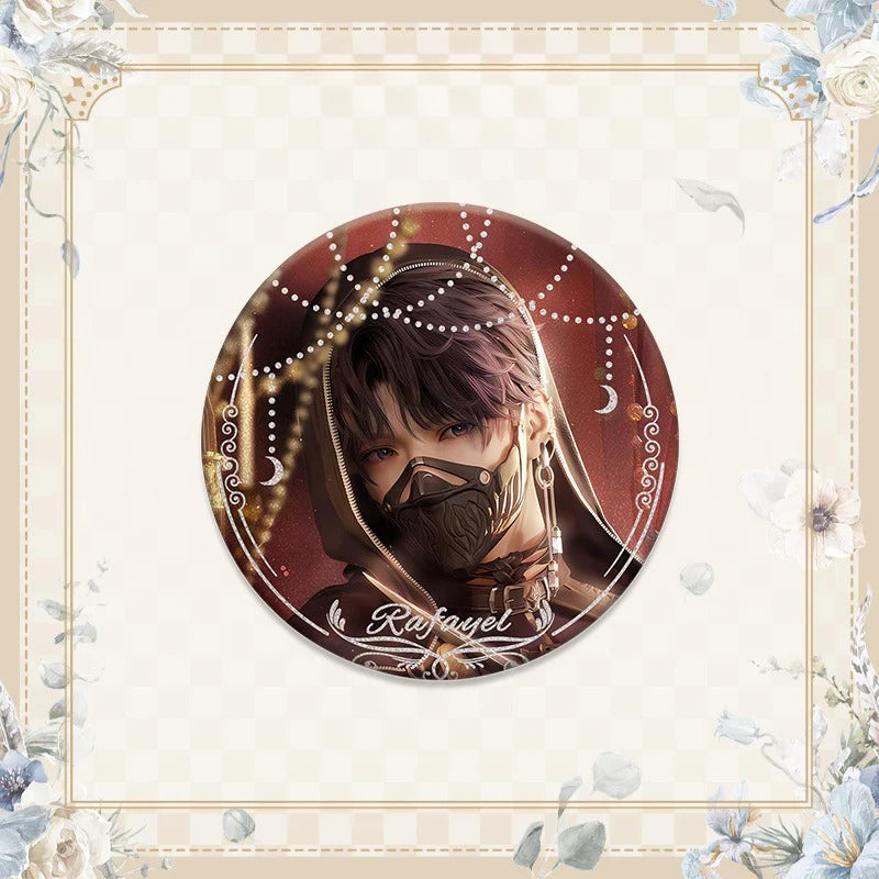 LaDS Double Flash Badge 1-64 - 75mm 58mm Tinplate Anime Merchandise - merrys