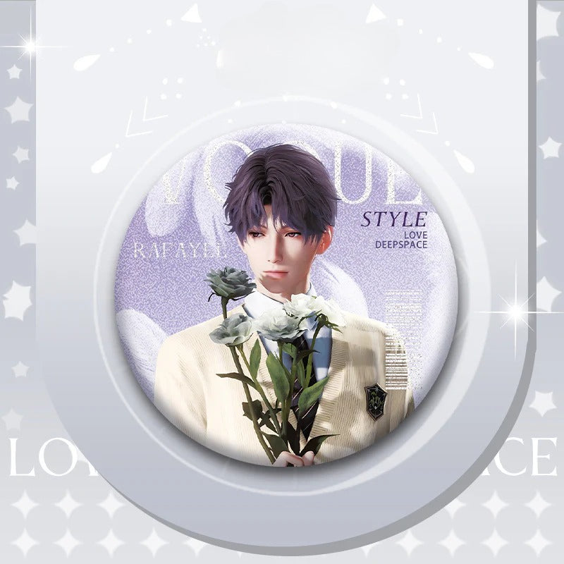 LaDS Double Flash Badge 131-134 - PET Material 75mm 58mm Tinplate Anime Merchandise - merrys