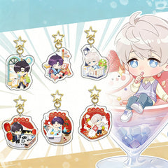 LaDS Chibi Keychain Star Buckle Charm - Rafayel, Xavier Merchandise - merrys