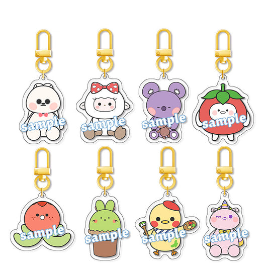 LaDS Doll Series U-shaped Buckle - Electroplated Golden Buckle Charm Acrylic Anime Merchandise - merrys