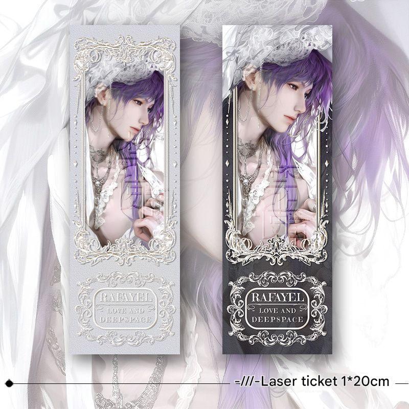 Artist-Authorized Lads Rafayel 6-Piece Set - Badges, Holographic Laser Tickets, Acrylic Standees & Keychains