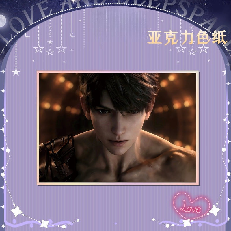 LaDS Acrylic Art Card 116-178 Large Size Holographic Edge 20.5*14.5cm Anime Merchandise - merrys