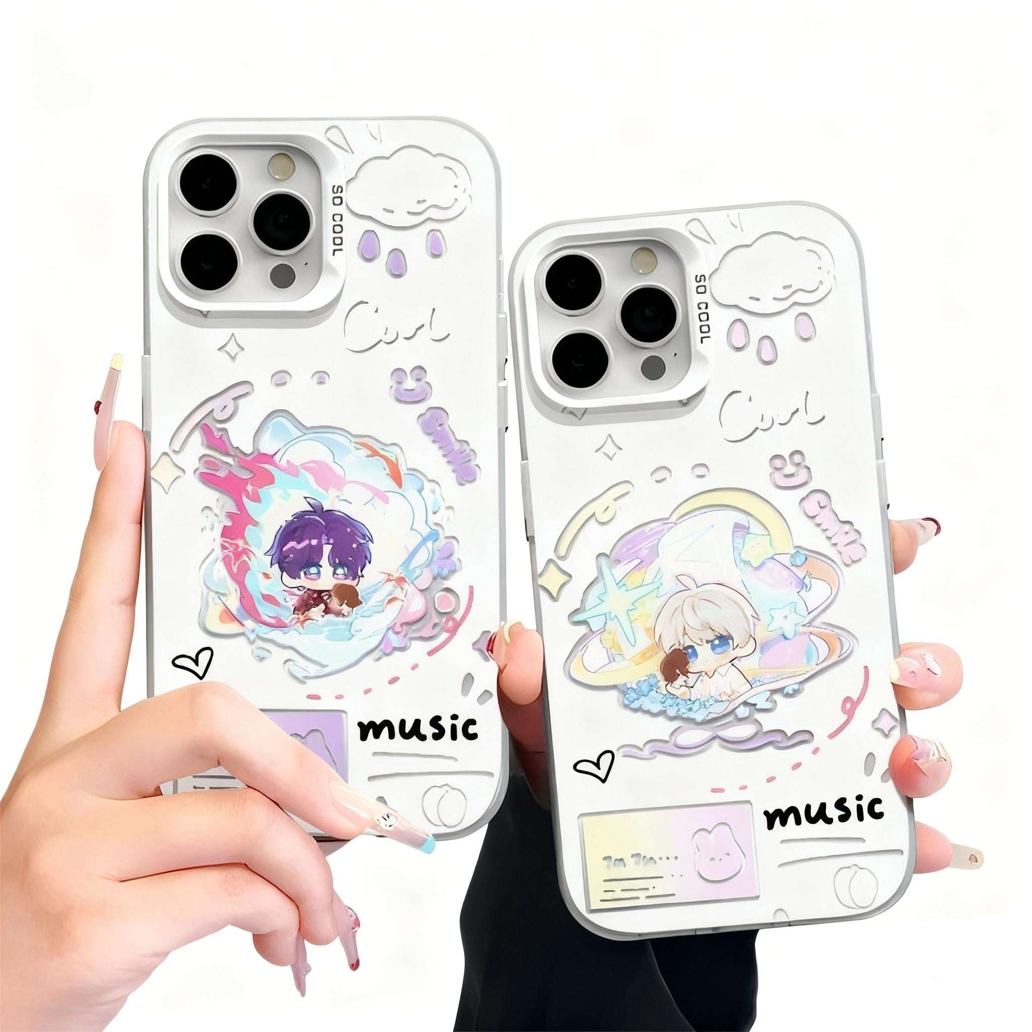 LaDS Chibi Xavier, Rafayel, Caleb & Sylus Phone Case - Compatible with iphone Series - merrys