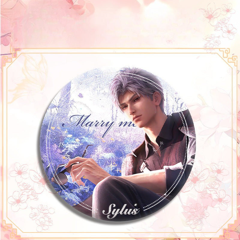 LaDS Double Flash Badge 143-196 - Diameter 75mm 58mm Tinplate Anime Merchandise - merrys