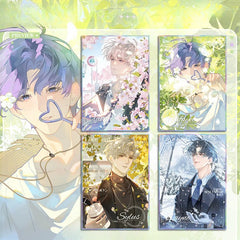 LaDS Original Four Seasons Movement Acrylic Art Card - Large Size 20.5*14.5cm Anime Merchandise - merrys