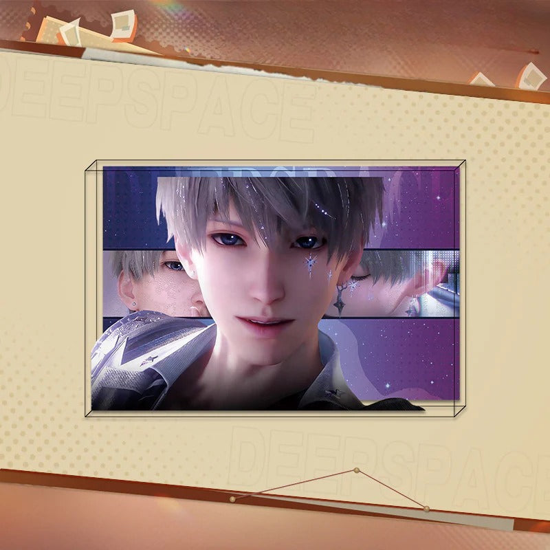 LaDS New Acrylic Card Brick - High-Definition Printing Double-Sided Pattern Doujin Anime Desktop Decoration - merrys