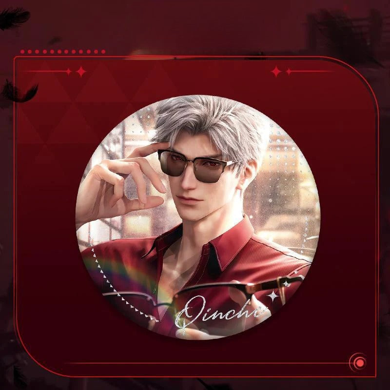 LaDS Sylus Double Flash Badge - All Characters 75mm 58mm Tinplate Anime Merchandise - merrys