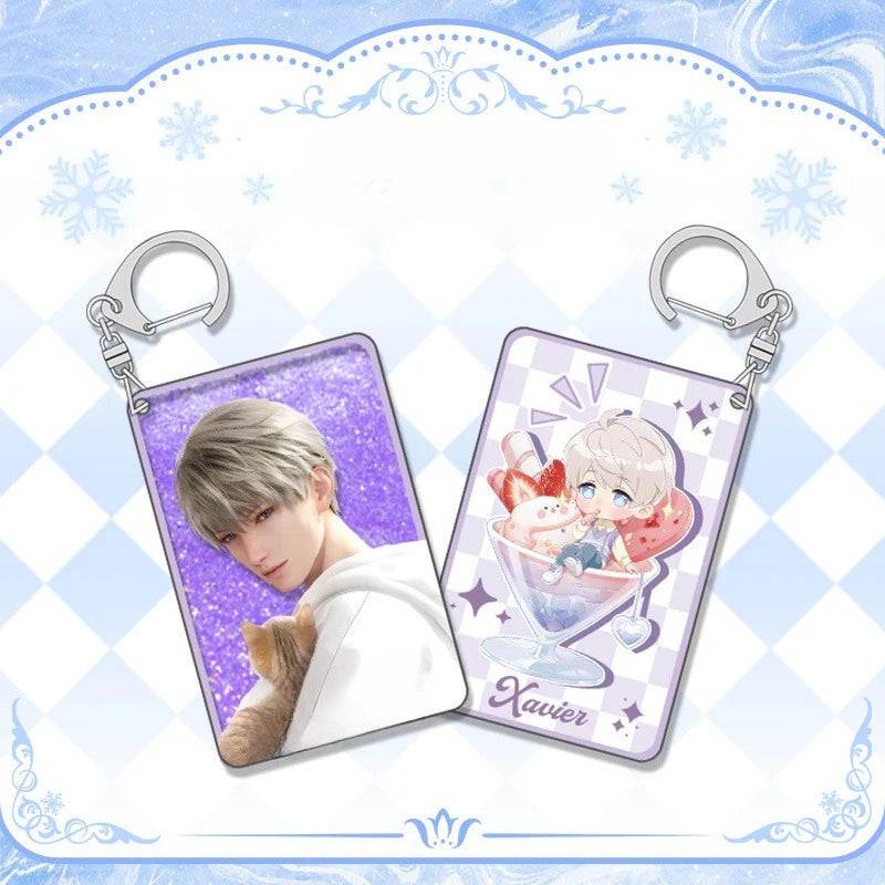 LaDS Shaker Mahjong Charm Keychain - Zayne, Rafayel, Xavier Anime Merch - merrys