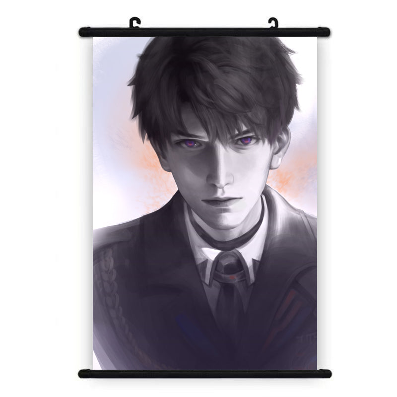 Caleb Series Artist-Hand-Painted Original Fan Art LaDS Canvas Wall Scroll - Anime Game Merch