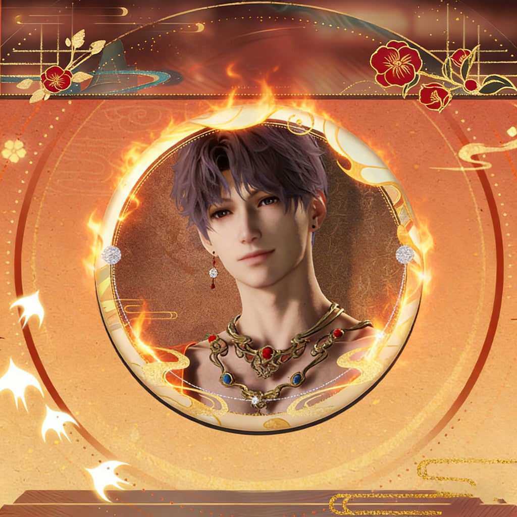 LaDS Double Flash Badge - 75mm 58mm Tinplate Anime Game Merchandise - merrys