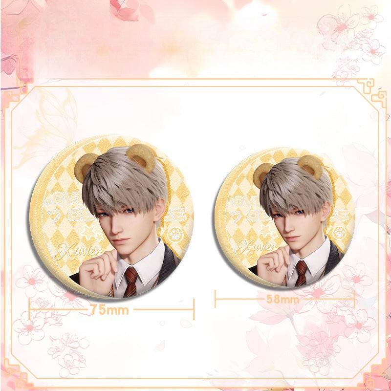LaDS Double Flash Badge 143-196 - Diameter 75mm 58mm Tinplate Anime Merchandise - merrys