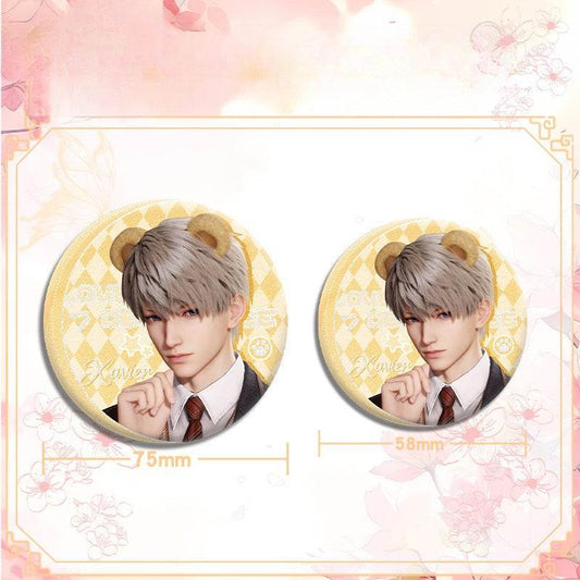 LaDS Double Flash Badge 143-196 - Diameter 75mm 58mm Tinplate Anime Merchandise - merrys