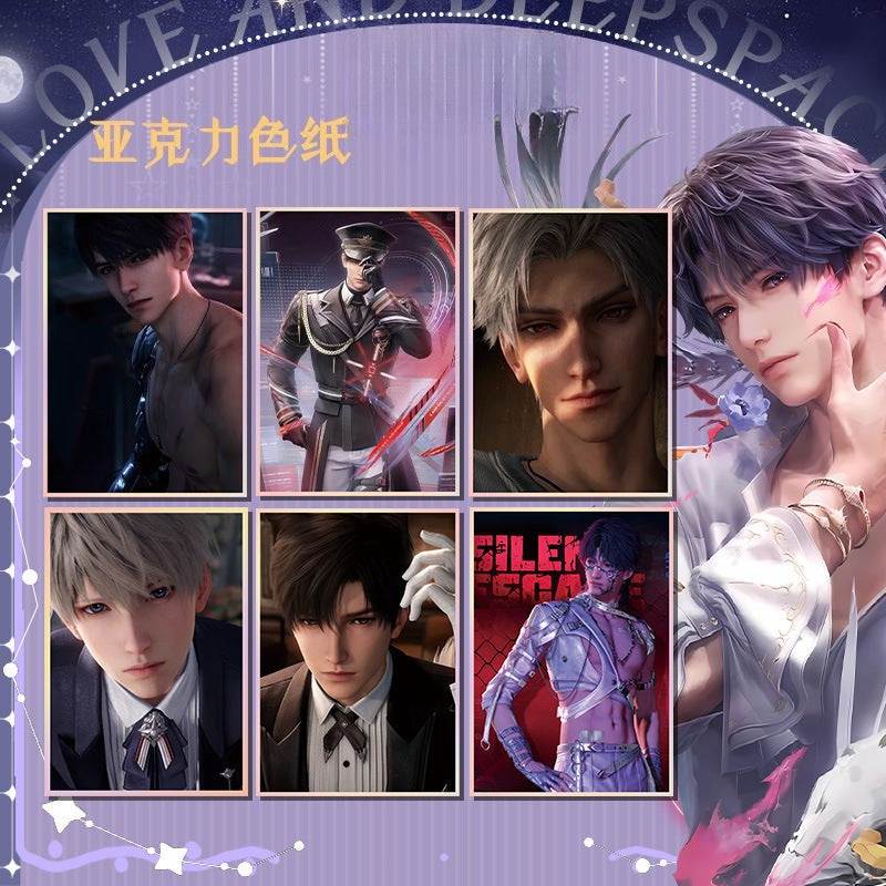 LaDS Acrylic Art Card 116-178 Large Size Holographic Edge 20.5*14.5cm Anime Merchandise - merrys