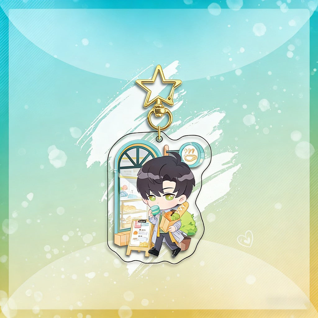 LaDS Chibi Keychain Star Buckle Charm - Rafayel, Xavier Merchandise - merrys