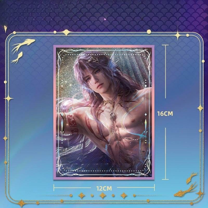 LaDS Rafayel Lemuria Sea God Series - Acrylic Sandwich Standee, Art Card, Quicksand Keychain - merrys