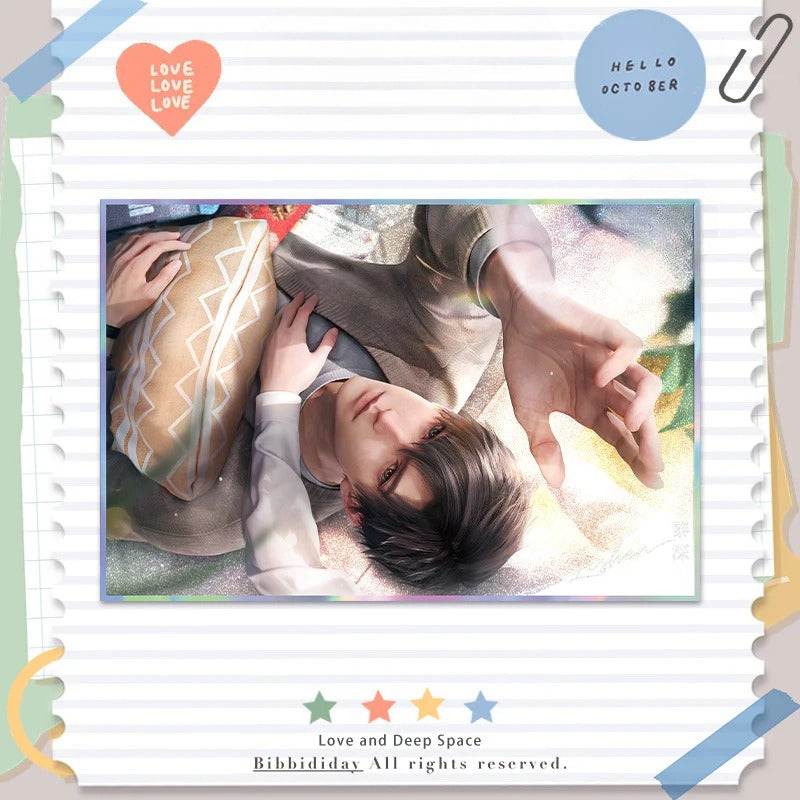 LaDS Series 501 Acrylic Double Flash Art Card - High-Definition Printing Anime Mobile Game Merchandise - merrys