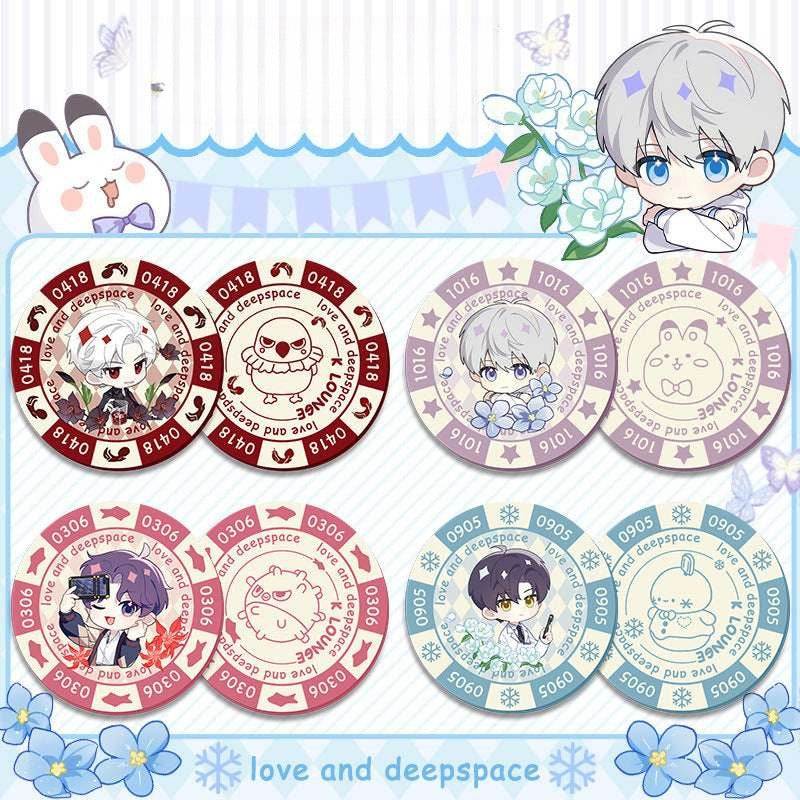 LaDS Acrylic Chip Coin - Sandwich Double-Sided High-Definition Pattern Anime Game Decorative Merchandise - merrys