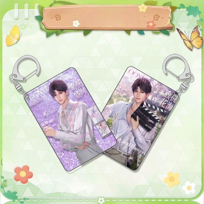 LaDS Shaker Mahjong Charm Keychain 28-32 - Zayne, Rafayel, Xavier Anime Game Merch - merrys