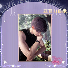 LaDS Acrylic Art Card 116-178 Large Size Holographic Edge 20.5*14.5cm Anime Merchandise - merrys