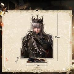 LaDS Xavier Falling Crown Series - Acrylic Sandwich Standee, Art Paper & Quicksand Keychain - merrys