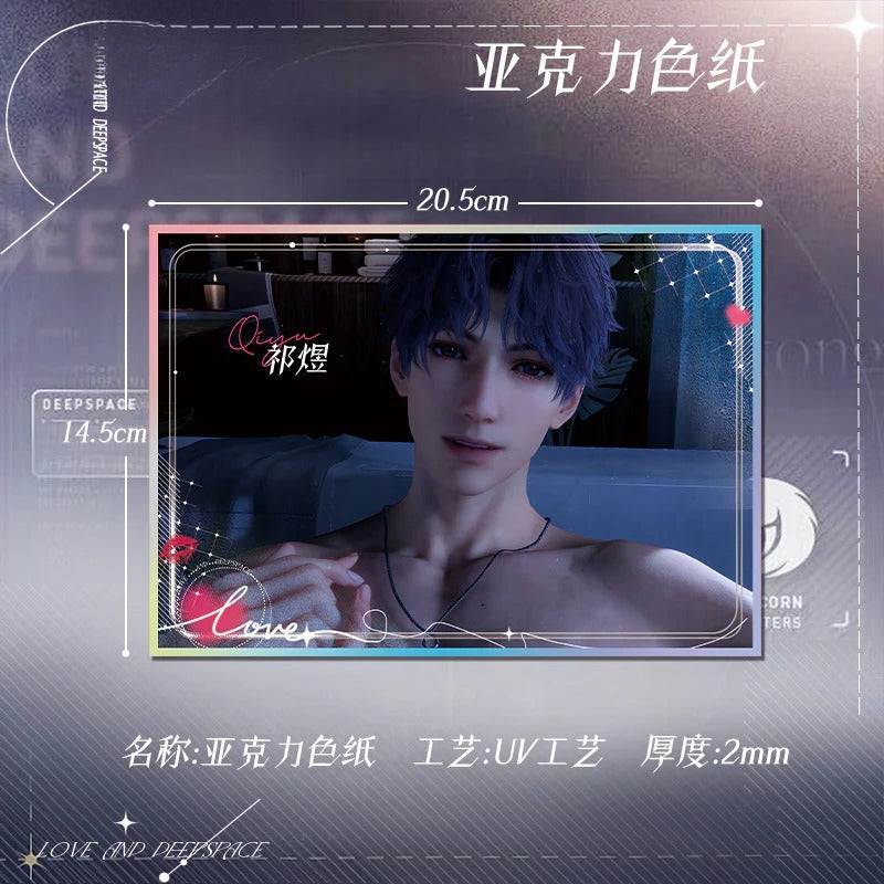 LaDS Acrylic Art Card 19-37 - Large Size 20.5*14.5cm with Holographic Edge Anime Game Merchandise - merrys