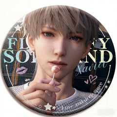 LaDS Double Flash Badge - 75mm 58mm Tinplate Anime Game Merchandise - merrys