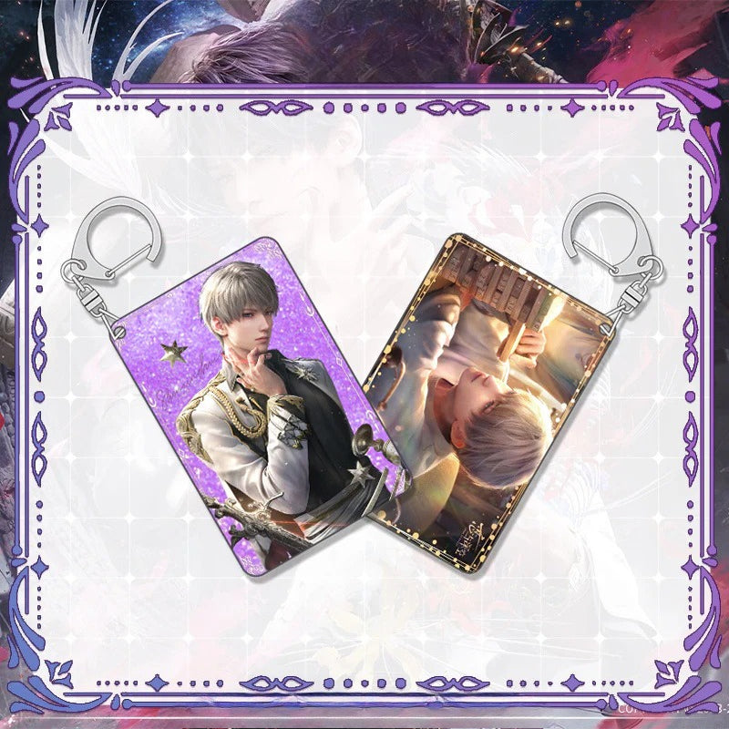 LaDS Shaker Mahjong Charm Keychain - Zayne, Rafayel, Xavier Anime Merch - merrys