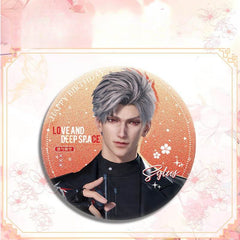 LaDS Double Flash Badge 143-196 - Diameter 75mm 58mm Tinplate Anime Merchandise - merrys